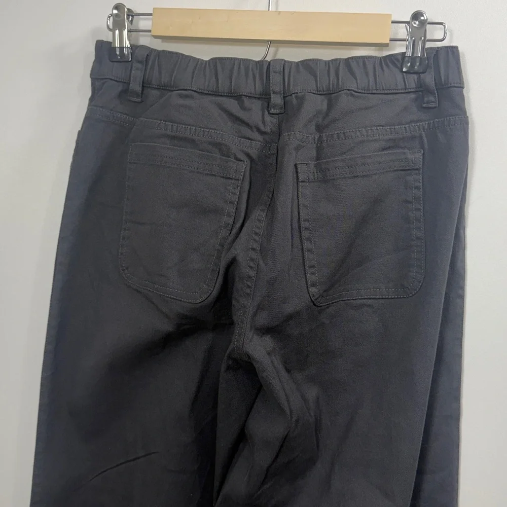 Pact Women’s Charcoal Gray Wide leg organic cotton pants size small - Picture 5 of 10